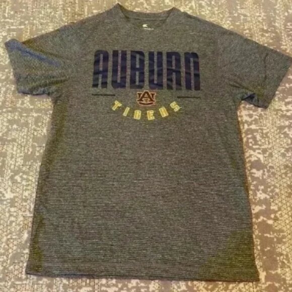 Auburn Tigers Colosseum Short Sleeve Shirt size Medium color Grey - Picture 1 of 4